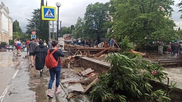 Озвучены предварительные данные по ущербу из-за потопа в Ялте 